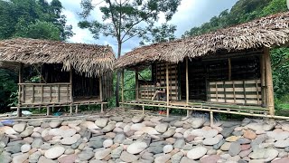 I have completed 99 of the thatched roof house with my skillful hands [upl. by Haisa]