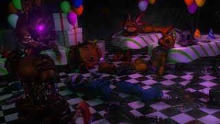 FNAF C4D SPEED ART Destroyed Toy Animatronics [upl. by Ecilegna]