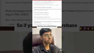 Firebase Dynamics Links is going to die 😟 Alternative [upl. by Tattan340]