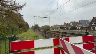 10 bakken Slt rijden over overgang Heilooërbos \\ railroad crossing Heiloo NL [upl. by Maryanna]