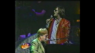 ELTON JOHN and JIM CARREY sing ROCKETMAN 1998 [upl. by Terrab]