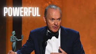 Michael Keaton Dopesick  SAG Awards 2022 Heartfelt [upl. by Yenroc]