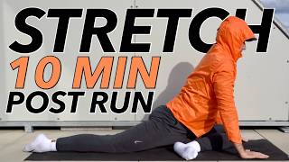 10 Min Stretching Routine for Runners  Follow Along Stretch after Run [upl. by Sweatt918]