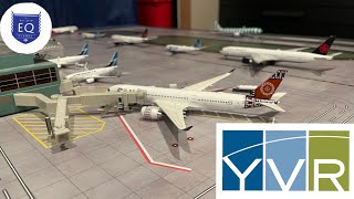 Huge New Expansion Vancouver YVR Gemini Jet 1400 Scale Model Airport Update [upl. by Aer]