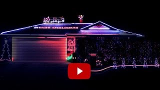 Strobe Light Special 2014  Brads Xmas Lights [upl. by Ahsirk714]