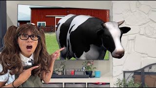 Herbivore Farm Animals for Kids  Farm Animals Come Out of the TV [upl. by Junette]