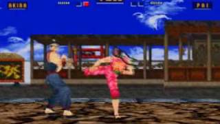 Virtua Fighter 2 Sega Saturn SSF 010 Alpha R2 [upl. by Colwen]