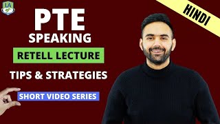 PTE Speaking Retell Lecture HINDI  Short Video Series  Tips amp Strategies  Language Academy [upl. by Ennylhsa]