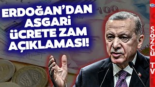 Erdoğandan Asgari Ücrete Zam Mesajı 2024 Yeni Asgari Ücret Ne Kadar Olacak [upl. by Dayir]