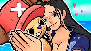 Robin COMERIA o Chopper PERGUNTAS e RESPOSTAS no ONE PIECE VR [upl. by Meeks694]