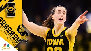 CAITLIN CLARK HIGHLIGHTS 35 points vs Northwestern  Big Ten Womens Basketball  NBC Sports [upl. by Galateah]