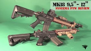 Review  MK18 Systema Ptw 2013 amp 2012 w Dual Sector Gear Siegetek  Raven Airsoft  Softair Italia [upl. by Haiel970]