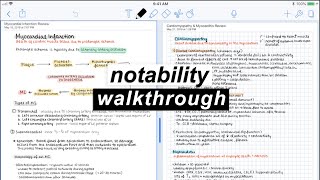 Notability on the iPad  Walkthrough amp Review ✏️ [upl. by Onitram]