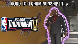 ROAD TO A CHAMPIONSHIP ON HOF NBA 2K24  IN SEASON TOURNAMENT [upl. by Monda]