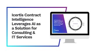 Icertis Contract Intelligence Leverages AI As Solution For Consulting amp IT Services [upl. by Chev]