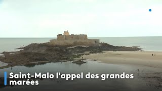 SaintMalo lappel des grandes marées [upl. by Imoyn]