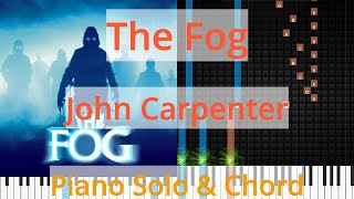 🎹Solo amp Chord The Fog John Carpenter Synthesia Piano [upl. by Nnylyt890]