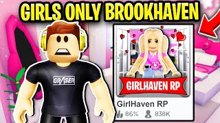 I Created a Girls Only Brookhaven Game [upl. by Philoo]