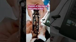 Process of the classic door’s key lockermacanic keylock classic [upl. by Nappy]