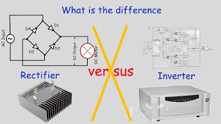 Inverter vs Rectifier Basic difference between Inverter and Rectifier [upl. by Llerrem]