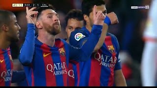 Barcelona vs Valencia 42 All Goals amp Highlights 19032017  Resumen y goles [upl. by Medovich]