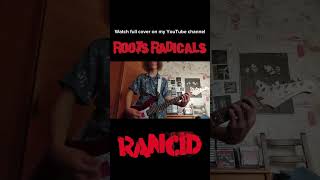 Rancid Roots Radicals Guitar Cover rancid rootsradicals punk rancidband melcory shorts [upl. by Wennerholn]