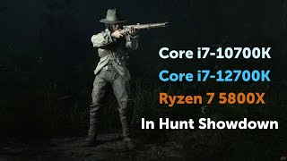 i710700K vs i712700K vs R7 5800X in Hunt Showdown [upl. by Hawkins425]