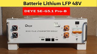 Je test la batterie LFP DEYE 512Kwh [upl. by Litton]