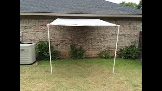 DIY CHEAP LeanTo Shed with a Tarp Roof [upl. by Eurd236]