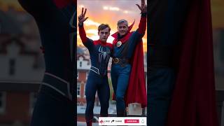 Doctor Strange and SpiderMan in the World of Magic superhero spiderman shorts [upl. by Eimmas]