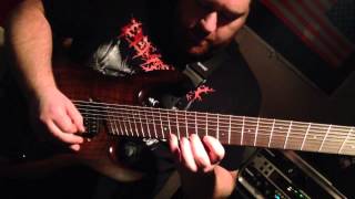 Fanned Fret 8 String Shred [upl. by Oisor]