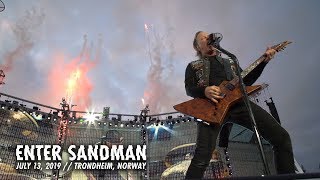 Metallica Enter Sandman Trondheim Norway  July 13 2019 [upl. by Alithea]