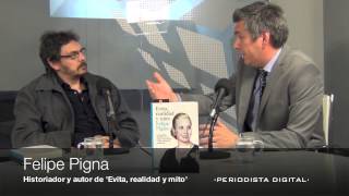 Felipe Pigna historiador y autor de Evita realidad y mito 2062013 [upl. by Elspeth]