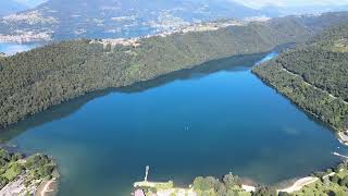 Explore Lago di Levico amp Caldonazzo in 4K by drone  Valsugana valley [upl. by Odysseus]