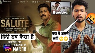 Salute Movie Review  salute full movie hindi  Review  Sony Liv  Dulquer Salman [upl. by Riane]