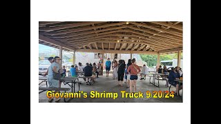 4K Giovannis Shrimp Truck in Kahuku on 92024 in Oahu Hawaii [upl. by Arvo]