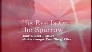 His Eye is on the Sparrow  Karaoke w Lyrics [upl. by Lhadnek]