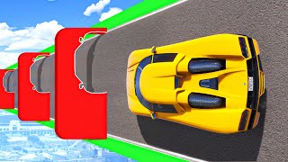 USING 100000 SUPERCAR TO BEAT CHAPATI ON MEGA RAMP [upl. by Hasina]