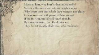 Shakespeare sonnets LiteraturePoetry Sonnet 8 Music to hear why hearst thou music sadly [upl. by Haberman]