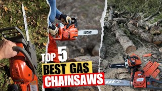 The Best Gas Chainsaws Top 5 Picks For Trees Firewood and Yardwork [upl. by Eisnil]