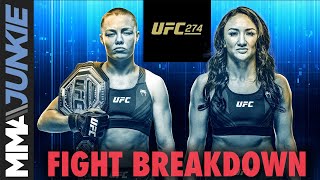 Carla Esparza CAN beat Rose Namajunas Again 👀  UFC 274 breakdown [upl. by Arymas408]