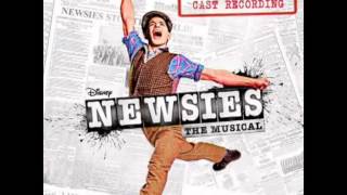 Newsies Original Broadway Cast Recording  11 King of New York [upl. by Annaerda378]