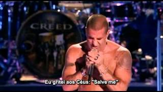 Creed live in houston  One Last Breath legendado [upl. by Athalee187]