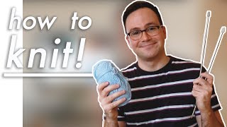 How to Knit Easy for Beginners [upl. by Aitnecserc]