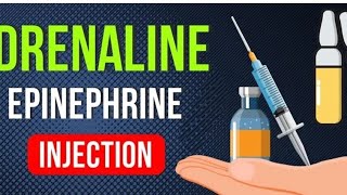 EMERGENCY MEDICATION INJECTION ADRENALINE कोन कोनसी CANDITION मे USE करते SIDE EFFECTS002 [upl. by Aidnis]