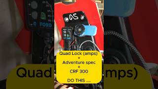 CRF 300L quad lock amp Adventure Spec mini fairing crf300l crf450rl [upl. by Jonah]