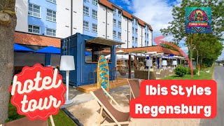 IBIS STYLES REGENSBURG 🇩🇪 Hotel ⭐⭐⭐  stylish budget hotel tour  October 2024  4K [upl. by Dekow]