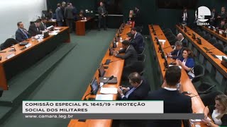 Reforma da Previdência dos militares  PL164519  22102019  1441 [upl. by Ynnattirb777]