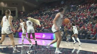 Gonzaga womens basketball falls to Cal 8665 [upl. by Lenka]