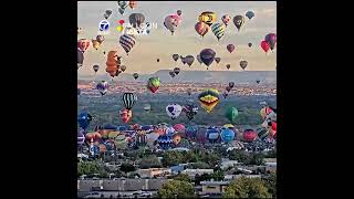 Albuquerque International Balloon Fiesta 2023  Tuesday Timelapse [upl. by Kcirdnek]